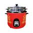 Kiam Rice Cooker Double Pot One SS and One Nonstick Full Body Without Joint Straight Shape With Glass Lid-2.8ltr image
