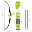 Kids Archery Set Bow and Arrow Set toy for Kids with Target Board, Arrow Holder and 3 Safe Arrow image