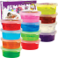 Kids Crystal Clay Slime Toys, Children Educational Creative Handmade DIY Toys -12 Pieces image