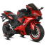 Kids Electric Toy Motor Cycle - Red - 1900 image