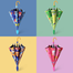 Kids Ice-Cream Umbrella With Anti-Drip Plastic Cover (Any Color and Design) image