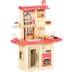 Kids Kitchen Play Set Role Play Cooking Toy, Educational Pretend Playset Game, w/ Water Circulation Spray Music Sound Light, 360° Rotation Faucet image