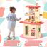 Kids Kitchen Play Set Role Play Cooking Toy, Educational Pretend Playset Game, w/ Water Circulation Spray Music Sound Light, 360° Rotation Faucet image