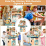 Kids Kitchen Playset Mini Kitchen Toy 87 Pcs Set image