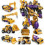 Kids Latest High-quality Non-toxic Manual Manual Brain Children's Toy Deformation Engineering Car Vigorous King Kong Six Fit kids toys image