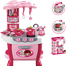 Kids Little Chef Deluxe Kitchen Pretend Play Set With Lights and Music- 31 Pcs image