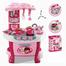 Kids Little Chef Deluxe Kitchen Pretend Play Set With Lights and Music- 31 Pcs image