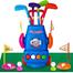 Kids Mini Plastic Golf Club Set Toy With 3 Set Balls And All Accessories (9881L) image