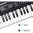 Kids Piano 37 Keys Electronic Music Keyboard with Microphone USB System Educational Musical Toy (BF-3738) image