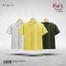 Kids Premium Blank T-Shirt Combo - White, Yellow, Olive image