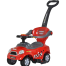 Kids Ride On Car Push And Pull Baby Car With Music Parental Handle Baby Safety Bar (321) image