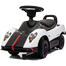 Kids Ride On Licensed Pagani Zonda Push Car With Pull Handle - White image