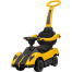 Kids Ride On Licensed Pagani Zonda Push Car With Pull Handle - Yellow image