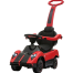 Kids Ride On Licensed Pagani Zonda Push Car With Pull Handle - Red image