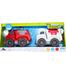 Kids Toy Friction Car Set 2 Pcs Push Car For Baby Construction Truck Car Set Large Size Car image