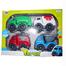 Kids Toy Friction Car Set 4 Pcs Push Car For Baby Construction Truck Car Set Large Size Car image