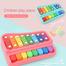 Kids Xylophone Knocking Piano With Light And Music For Baby Learning Fun Musical Instrument For Kids (668-51) image