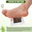 Kinoki Cleansing Detox Foot Patches 10 Adhesive Pads Kit Natural Unwanted Toxins - Foot Protector Regular image