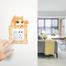 Kitty Cat Design Switch Board Frame Sticker image