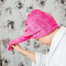 Korean Solid Color Absorbent Dry Hair Towel and Shower Cap - 1 pcs image