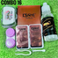 Ksseye Pola Blue Contact Lens, Solution And Travel It Box(Tweezers And Applicator) image