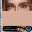 Ksseye Sydney Blue Color Contact Lens With Lens Kit Box image