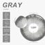 Ksseye Sydney Gray Color Contact Lens with Lens Kit Box image