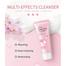 LAIKOU Japan Sakura Facial Cleanser Oil Control Cleansing Face Wash Cream Pore Clean 100g image