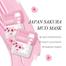 LAIKOU Japan Sakura Mud Face Mask Anti Wrinkle Night Facial Packs Skin Clean Dark Circle Moisturize Anti-Aging Skin Care-12pcs image