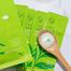 LAIKOU Matcha Sleeping Face Mask-5pcs image