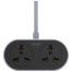 LDNIO SC2018 2 AC Outlet Universal Extension Power Socket-10 Meter image