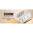 LDNIO SC3317 3 AC Outlets Portable Extension Power Socket image