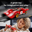 LEGO Speed Champions 1970 Ferrari 512 Building Set - Sports Red Race Car Toy, Collectible Model Building Set with Racing image