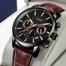 LIGE choronograph date genuine leather watch waterproof quartz (9866) image