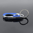 LUFA Silver Blue Antique Metal Keychain For Men Stylish Or Girl Key Ring Hook Keychain Holder For Bikes Car Random image