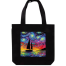 Ladies Tote Canvas Shoulder Bag For Women's With Zipper image