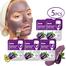 Laikou Eggplant Mud Mask Oil Control Moisturizing Anti Acne Anti Wrinkle Whitening Cleansing Clay Mask Skin Care Face Mask 5pcs image