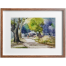 Landscape Watercolor Dhanmondi Lake - (27x20)inches image