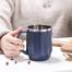 Large Capacity Rust-proof Stainless Steel Versatile Coffee Mug with Lid - 400ml image