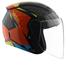Vega Lark Twist Black Orange Helmet image