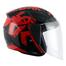 Vega Lark Victor Black Red Helmet image