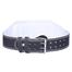 Leather Weight Lifting Belt - Black image