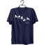 Leebas Halfsleeve Cotton Tshirt Navy Color image