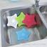 Licogel Drain Strainer Rubber Starfish 4PCS Stable Solid Color Flexible Soft Professional Hair Catcher Sink Strainer Trapper Clog Bathroom Bathtub image