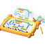 Little Cute Duck Magnetic Drawing Board, Large Doodle Board With Magnetic Pen and Beads, Magnetic Dot Art, Educational Toys Montessori Preschool Travel Toys image