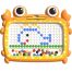 Little Cute Duck Magnetic Drawing Board, Large Doodle Board With Magnetic Pen and Beads, Magnetic Dot Art, Educational Toys Montessori Preschool Travel Toys image