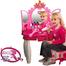 Little Princess Mirror Dressing Table Up With Music Sound And Light Glamour Beauty Makeup Pretend Role Play Set Toy For Kids image
