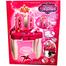 Little Princess Mirror Dressing Table Up With Music Sound And Light Glamour Beauty Makeup Pretend Role Play Set Toy For Kids image