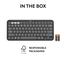 Logitech K380s Pebble Keys 2 Bluetooth Wireless Keyboard Tonal Graphite image