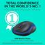 Logitech M185 Wireless Mouse - Blue image